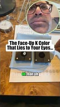 This Face-Up K Color Old Miner Might Beat an I Color… #diamond #shorts