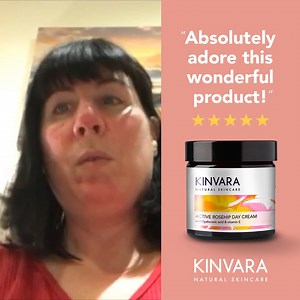 "I’m so glad my old moisturiser was discontinued and I discovered Kinvara!" ⭐⭐⭐⭐⭐ Thanks for the kind words Aileen! We're delighted you are enjoying your Rosehip Day Cream!  For more info visit: https://www.kinvaraskincare.com/collections/best-sellers/products/active-rosehip-day-cream #CustomerTestimonial #RosehipDayCream | Kinvara Skincare | Facebook
