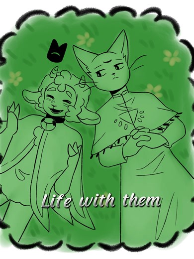 Dibujo inspirado en Cult of the Lamb