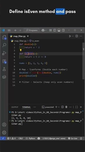 Python Hacks #15 | Master map() & filter() for Cleaner, Smarter Code 🔥