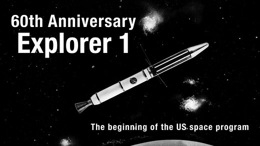 Sixty years ago today, America’s first satellite – Explorer 1 – rocketed into space – kicking off an age of space science that continues. Learn more: https://explorer1.jpl.nasa.gov/ #ExploreAsOne | NASA - National Aeronautics and Space Administration