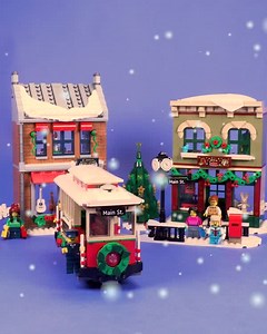 9.8K views · 403 reactions | Wir fühlen uns auf einmal ganz festlich  Willkommen in der Holiday Main Street, dem neuesten Set der Winter Village-Serie  https://www.lego.com/product?p=10308 | LEGO | Facebook