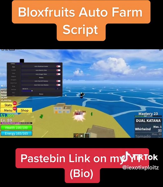 OP Bloxfruits pastebin script | #roblox #GetCrackin #robloxbloxfruits #bloxfruits #bloxfruitshacks #bloxfruitsbr #fyp #xyzbca #foryou #hack #script #youtube #robloxhack