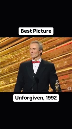 David Schumann | UNFORGIVEN, directed by Clint Eastwood, starring Eastwood, Gene Hackman and Morgan Freeman took home four Oscars that night including Best... | Instagram