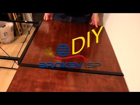 DIY Upcycling: Transform a Cheap Metal and MDF L-Shaped Desk into a Sturdy and Stylish Piece