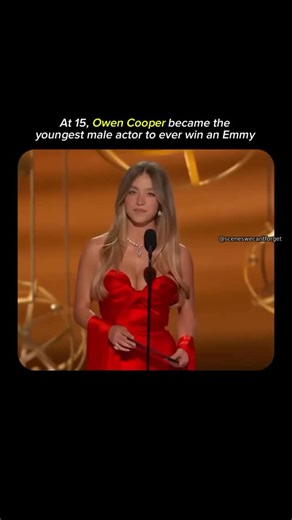 Scenes We Can’t Forget 🎥 on Instagram: "Owen Cooper made history at just 15 years old when he became the youngest male actor ever to win an Emmy Award. His performance in Adolescence earned him widespread praise for its maturity and depth, far beyond his age. While he is the youngest male actor to receive this honor, the overall record is still held by Roxana Zal, who won at 14 in 1984. Cooper’s achievement not only marks a milestone in Emmy history but also highlights the arrival of a remarkab