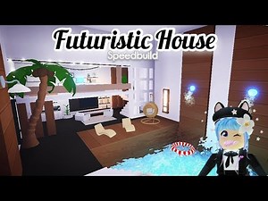 Adopt Me! Futuristic House POOL AREA Design Ideas & Buildings Hacks - Donuts Bloxy