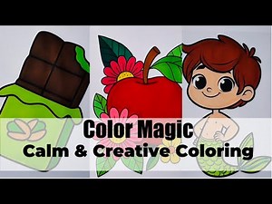 🧘 ASMR Coloring Art Therapy | Creative Relaxation and Calm Marker Sounds |