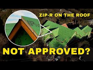 ZIP System R-Sheathing ON THE ROOF!? Exterior roof insulation demystified