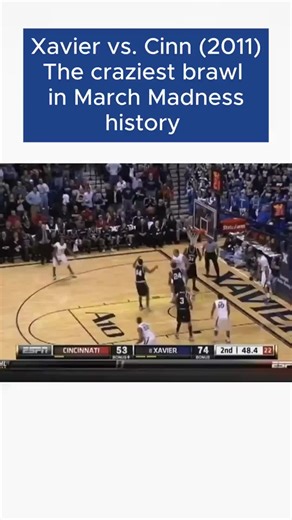 This was so wild at the time. #marchmadness #collegebasketball #xavier #espnmarchmadness