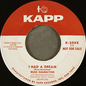 Russ Hamilton - I Had A Dream