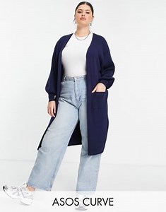 ASOS DESIGN curve set in navy | ASOS