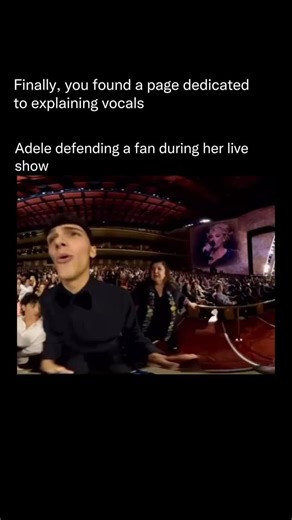 Explaining Vocals | In 2023, Adele paused her Las Vegas residency mid-concert to stand up for a young fan who was being bothered by security and people nearby... | Instagram