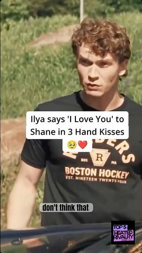 ilya saying i love you to shane with hand kisses 🥹 #heatedrivalry #ilyarozanov #shanehollander
