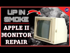Apple II Monitor Repair: Fixing a Powerless Vintage CRT – Can This Apple II Screen Be Fixed?