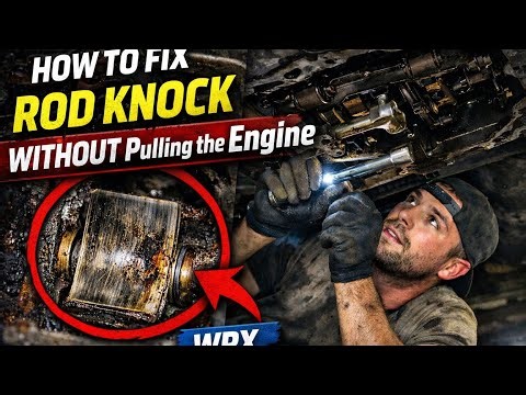 I Fixed a Spun Rod Bearing WITHOUT Pulling the Engine… (WRX Saved?)