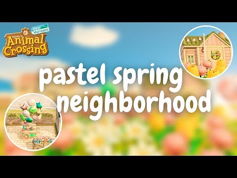Building a Meadowcore Neighborhood🌼🌷| Animal Crossing New Horizons