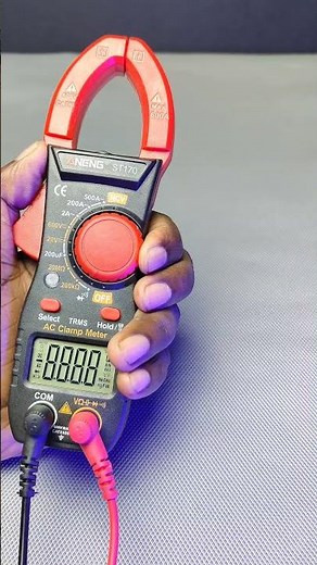 How to use AC clamp meter #elctronics #multimeter #circuit