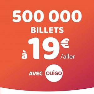 40 reactions · 70 comments | Vente flash exceptionnelle uniquement du 7 au 8 septembre, retrouvez 500 000 billets OUIGO à 19€ ! Premiers arrivés, premiers servis  | SNCF Connect | Facebook