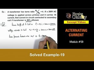 Class 12 Physics | Alternating Current | #59 Solved Example-19 on Alternating Current | JEE & NEET