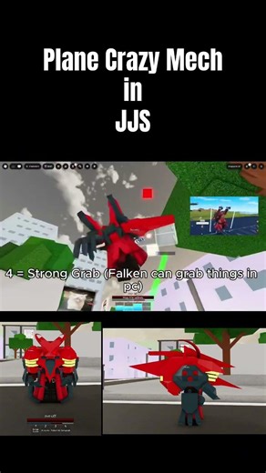 Plane Crazy Mech in JJS #planecrazy #roblox #jujutsushenanigans #jjs #memes