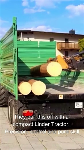 Austrian Tractor vs Big Log – Small Farm, BIG Work! 🇦🇹🌲💪