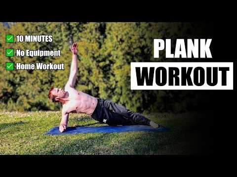 Intense 10 Min Plank Workout 🔥 | Home Workout