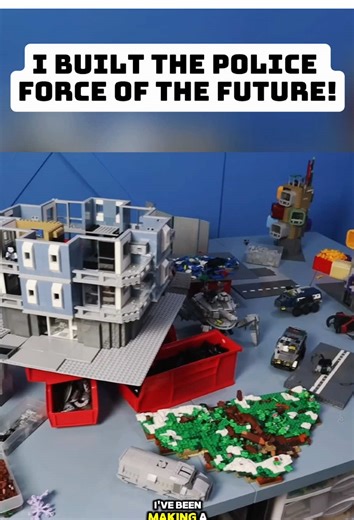 I built the police force of the future! | Part 3 #legotiktok #lego #legobuild