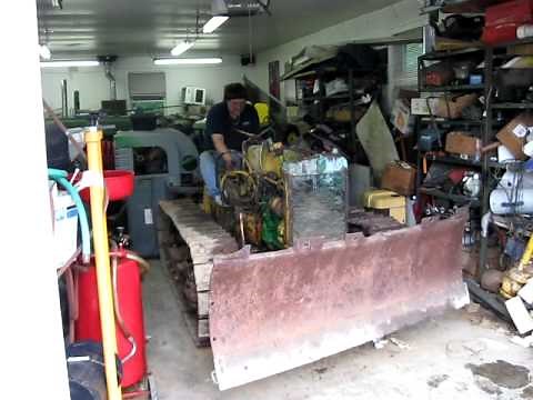 1955 John Deere 40c starting