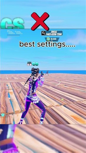 BEST SETTINGS 2026 #fortnite #settings