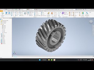how to make slanted gears in autodesk inventor