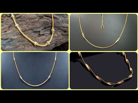 Leatest Gold women neck chain design //New Gold Chain Models //New chains 2025