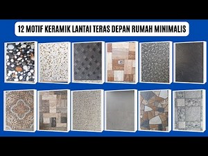 12 motif keramik lantai teras depan rumah minimalis