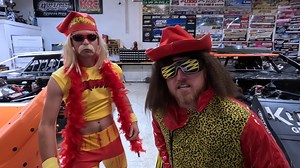 68K views · 1.5K reactions | We had some special guests in the shop today! Take their advice and come see us this weekend when the Hunt the Front Super Dirt Series invades Southern Raceway for the Rumble at the Races! Who knows, these two may even make an appearance during Friday's post-race wrestling show!  | Hunt the Front | Facebook