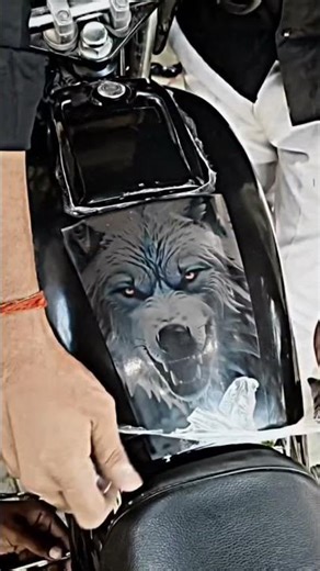 splendor bike smoke lamination sticker modification #punjabi song #trending #splendor modified