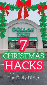 187K views · 1.2K reactions | ✨MUST SEE! 7 Dollar Tree Christmas HACKS! Follow The Daily DIYer for more! #dollartree #dollartreehacks #dollartreediy #dollarstore #dollartreecommunity #dollartreeobsessed #dollartreeaddict #dollartreechristmas #dollartreefinds #dollartreeshopping #dollartreehaul #christmas #christmasdecor #christmasdiy #christmasgift #christmascraft #holiday #cookies #diy #craft #thedailydiyer | The Daily DIYer | Facebook