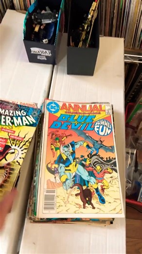I had the chance to buy a Mark Jewelers comic book collection — something you don’t see every day. Just a quick look at part of the haul here, with a much deeper dive coming later. If you’re into comic collecting, military inserts, and old-school finds, this was a great pickup. Look for the full haul video later today #comicbooks #markjewelers #comiccollector #collectionhaul | PopFuzz Universe - Comics, Manga, Toys