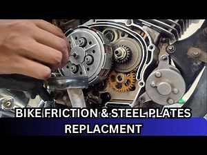 How to Change Clutch Plates and Clutch Box Of Yamaha YBR 125 YBZ CRUX 125 LIBERO And TTR 125 at Home