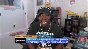 Gamer QJB on experience of recreating Daniel Jones angry runs | 'GMFB'