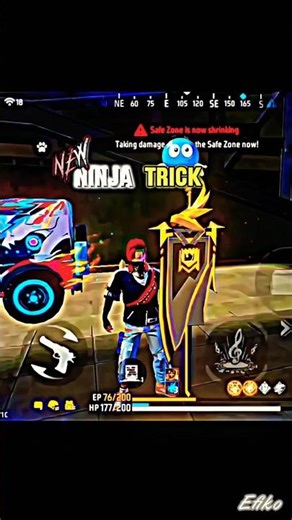 DEFINE HIDDEN PLACE IN FF🚀☠️ #edit #shorts