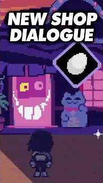 NEW Mew Mew Cliff Shop dialogue in Deltarune Chapter 5