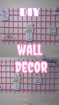 Diy wall Decor| aesthetics |#aesthetic #creative #diy #craft #artandcraft
