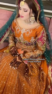 7.6K views · 7.2K reactions | Glittery mehndi makeup♥️ #sadiasglamorousbeauty . . . . #makeup #makeupgoals #makeupartist #makeuptransformation #makeupaddict #makeupworld #makeupjunkie #trending #trend #trendy #mehndi #weddingz_.vibes #weddingdress #wedding #weddinginspiration #fashionstyle #fashionblogger #blogger #transformation #makeuplover #makeuplooks #eyes #pakistani #pakistaniwedding #pakistanifashion #mac #hudabeauty #dior #pti | Sadia's Glamorous Beauty Lounge | Facebook