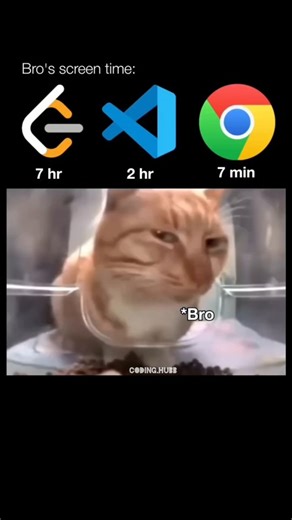 Coding Hubb on Instagram: "Follow, 9505/10K . . . . . . . #screen #screentime #chrome #vscode #ai #computerscience #codinghubb"