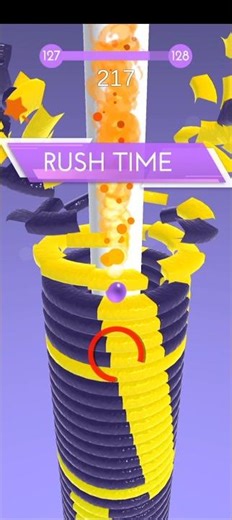 Stack Ball Game Level 127.#shorts #youtubeshorts #shortsfeed #stackball