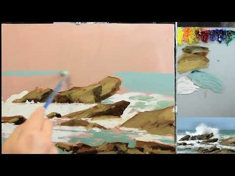 Painting Crashing Waves – Impressionist Oil Technique Tutorial