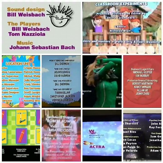 Baby Einstein, Bunnytown, Kickin It, LC, LE, Mighty Med, NC, STSK, SAO, Trucktown Credits Remix