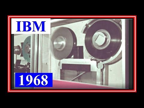 Computer History: 1968 IBM 2420 MAGNETIC TAPE DRIVE Intro Announcement (mainframe System 360)