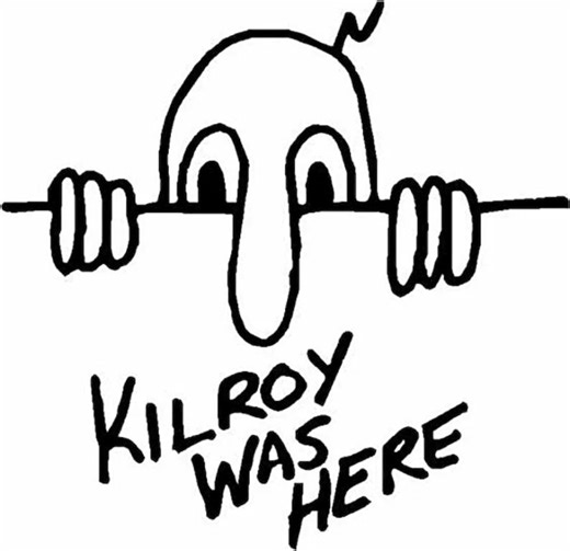 Kilroy Was Here Decal: WWII Graffiti Art, Waterproof Vinyl Sticker - Etsy New Zealand