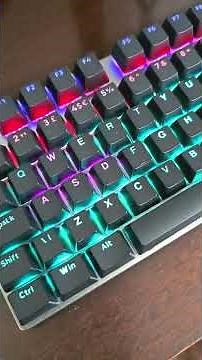 How to change RGB settings on the MSI Forge GK310 #shorts